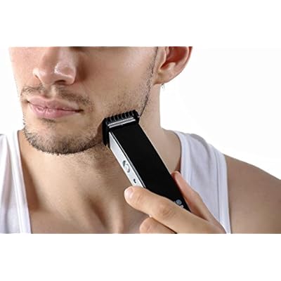 Nova NHT 1070 Titanium Blades Trimmer For Men(Black)