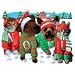 Noel-Dog & Cat Christmas Adult Sweatshirt