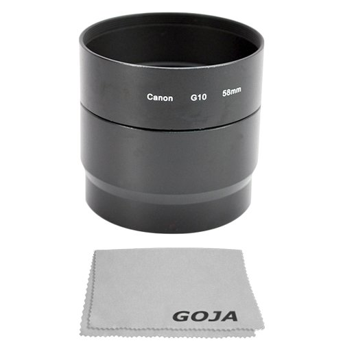 Check Out 58mm Two Piece Lens Adapter for Canon Powershot G10, G11 (an