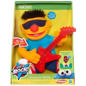 Hasbro - 37347 - Sesame Street - Let's Rock - Strummin' Ernie (Import Royaume Uni)