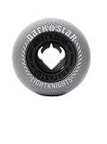 Darkstar Light Knight Dual Durometer (Black/Grey) Skateboard Wheels - Set of 4 - 57 mm