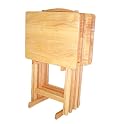 TV Tray Set- Natural