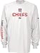 Search : Kansas City Chiefs Adult White Long Sleeve Tee Shirt By Reebok