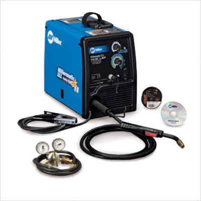 211 MIG Welder 115/230 Volt, 1 Phase, 60 Hz With Auto-Set, MVP Plugs And M-10 MIG Gun With 10' Cable