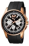 PUMA RACE LUMINOUS CHRONOGRAPH CHRONO MEN'S WATCH BLACK AND ROSE GOLD PU102161007