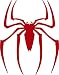 Search : Spiderman Movie Logo Decal Sticker - Size:4.0 x 3.3 inches - Color:Red