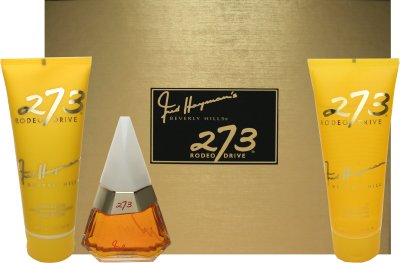 273 Rodeo Drive by Fred Hayman for Women 3 Piece Set Includes: 2.5 oz Eau de Parfum Spray + 6.7 oz Body Lotion + 6.7 oz Shower Gel