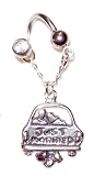 Just Married Belly Button Ring with a Twist