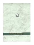 Dresdner Feinpapier 880103 - Briefblock A4 40 Blatt grün marmoriert