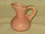 Vintage SHAWNEE Pottery Grecian Shell Pink 3 Inch Miniature Pitcher