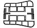 RPM 73452 Rock Sliders for The Axial SCX10