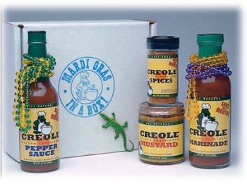 Mardi Gras In A Box Gift Set by Creole Mustards