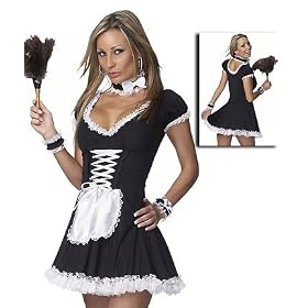 Chamber Maid - Womens Sexy French Maid Costume Lingerie Outfit