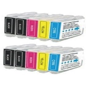 Take4Less 10-pack LC51 LC-51 (4B,2C,2M,2Y) Brother Compatible Ink Cartridges for Brother MFC240C, DCP130C, MFC-5460CN, MFC-440CN, MFC-665CW, MFC-5860CN, MFC-3360C