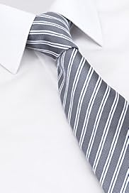 Ultimate Pure Silk Textured Striped Woven Tie