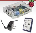 Raspberry Pi Bundle with Case, Power Supply and 4 Gb SD Card with Operating System by EasyAsPiTM