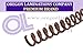 Spiral Binding Coils 6mm (Â¼ x 15-inch Legal) 4:1 [pk of 100] Medium Brown (PMS 469 C)