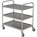 from Nevilles Nevilles, Genware, Fully Welded Stainless Steel Trolley - 3 Shelves