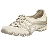  : Skechers Women's Bikers Grapevine Sneaker,Natural,10 M