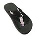 Private Label - Womens Flip Flop, Black, Pink (Size S5-6)