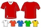 Avento Fußballtrikot Kinder kurzärmelig (rot weiß | ROW /EU 152-164)