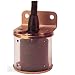 Gems Sensors 43760 Buna N Float Bracket Mounted Slosh Shield Single Point Level Switch, 1-7/8" Diameter, 1-3/8" Actuation Level, 20VA, SPST/Normally Close