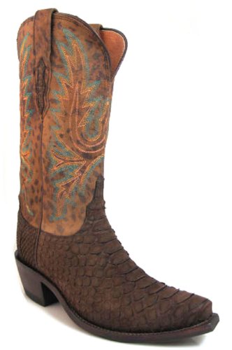 Lucchese M5638.S54 Women's cowboy boots Mink Suede Size 7.5