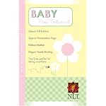 Baby New Testament: New Living Translation, Leatherlike Suede, Pink book cover