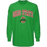 NCAA Ohio State Buckeyes Kelly Green St. Patrick's Day Long Sleeve T-shirt (Large)