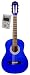 Music Basics Classical Left Handed Guitar with Free Tuner - 1/2 Size (GC-115-1/2) - Blue