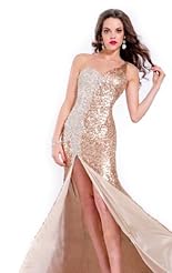 Sexy  Chiffon/Taffeta/Tulle Crystal Beaded Slit Applique Crystals Lace  Ball Gown Wedding Dress 