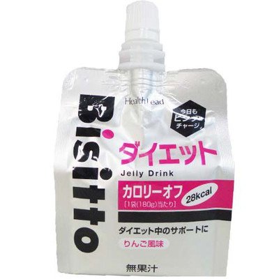 Bisitto (ゼリー飲料) ダイエット りんご風味 【180g×20個セット】