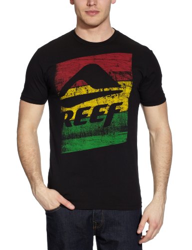 Reef Herren T-shirt Scribbled Olas, black, S, RB800 Preisvergleich