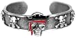Skull Pirate Capt Bracelet - Pewter - 3.5'' Diameter