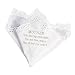 Beverly Clark Wedding Collection Handkerchief, Mothers Tears, White