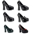 Dolly-40/47/49, 5 Inch Chunky Heel Pump in 3 Styles and 6 Colors