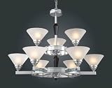 1509/6+3 - Trump Home Mercer Collection Chandelier SKU# 452357