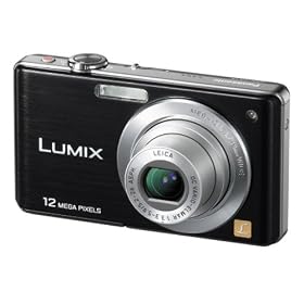 Panasonic Lumix FS15 Digital Camera - Black (12.1MP, 5x Optical Zoom) 2.7 inch LCD