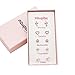 Pibupibu Novelty Crystal Weekly Cross Stud Earrings for Girls, Hypoallergenic