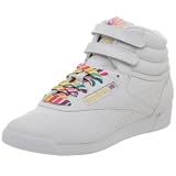 Reebok Womens Freestyle Hi Reign-Bow Sneaker