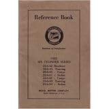 1922 BUICK 6 CYLINDER Reference Book Owners Manual by General Motors
