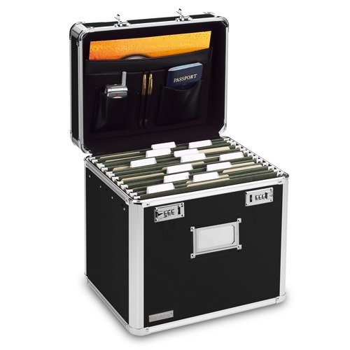 Vaultz VZ01165CT File Security Box With Organizer Lid Double