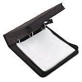 INNOVERA / IVR73200 / CD/DVD Wallet with Briefcase Style Handle, 200 CD/DVD Capacity, Black Nylon / Sold as 1 EA