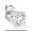 14K White or Yellow Gold 0.25ct Round Diamond Single Stud, H-I & I1-I2