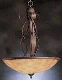 LAMPS BEAUTIFUL Casual Country Lamps, High Country Inverted Hanging Lamp by Kichler--Excellent Customer Service--See our Feedback