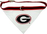 NCAA Dog Collar Bandana, Large, University of Georgia Bulldogs