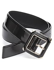Patent Square Buckle Belt