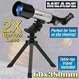 Meade 60AZT 60mm f/5.8 Refracting Telescope w/ Software