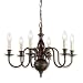 Royce Lighting RC05705/6DW Six-Light Chandelier Dark Wood