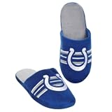 Indianapolis Colts 2011 NFL Team Logo Stripe Slide Slippers House Shoes - Medium